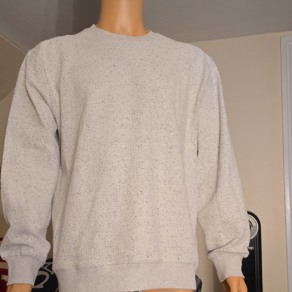 Classic Light Gray Crewneck Sweater